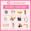Mâm bốc thôi nôi, đồ chơi mô phỏng nghề nghiệp, bộ bốc hướng nghiệp lễ thôi nôi (Set các mẹ tự mix)