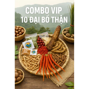 Combo 10 Vị Ngâm Rượu Bổ Thận Tráng Dương – Nhục Thung Dung, Sâm Cau, Ba Kích, Đông Trùng – 10-12L