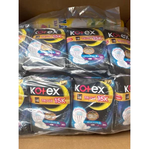 Combo 8 gói Băng vệ sinh Kotex ban đêm Maxi Cánh 4 miếng 28cm