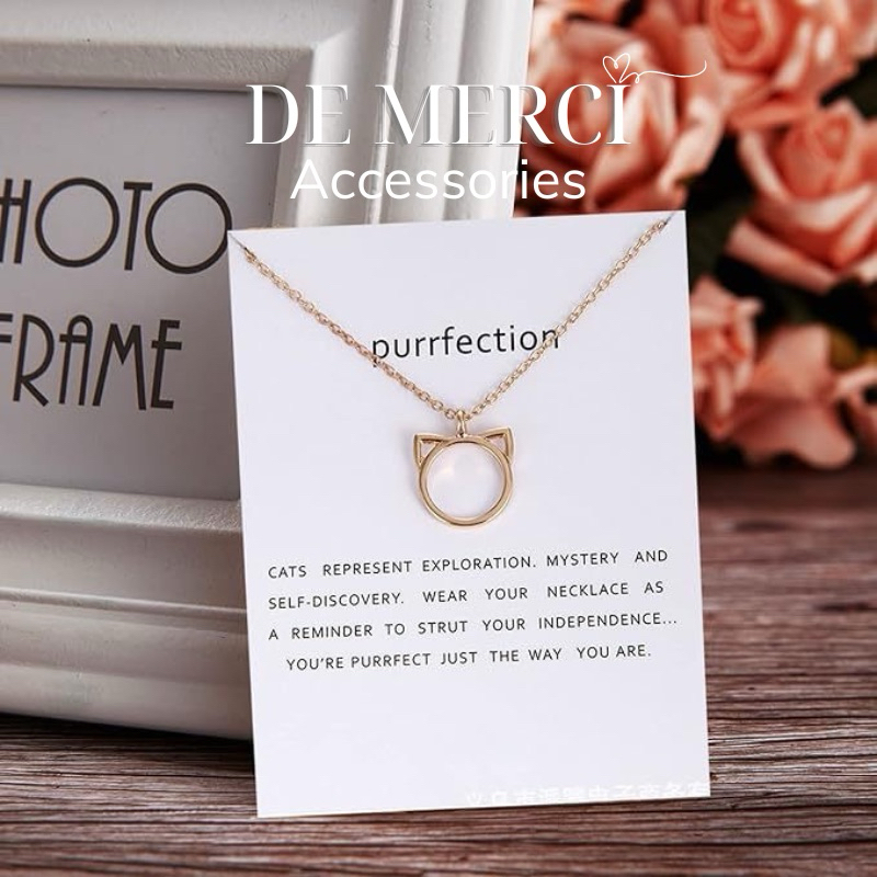 Dây chuyền De Merci Accessories mèo phụ kiện trang sức