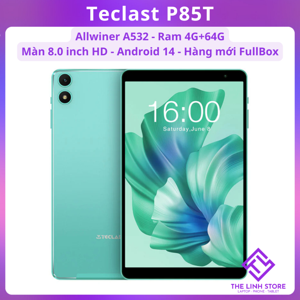 Teclast P85T Android14 Tablet 4+6GB ブルー TECLAST P85T 8
