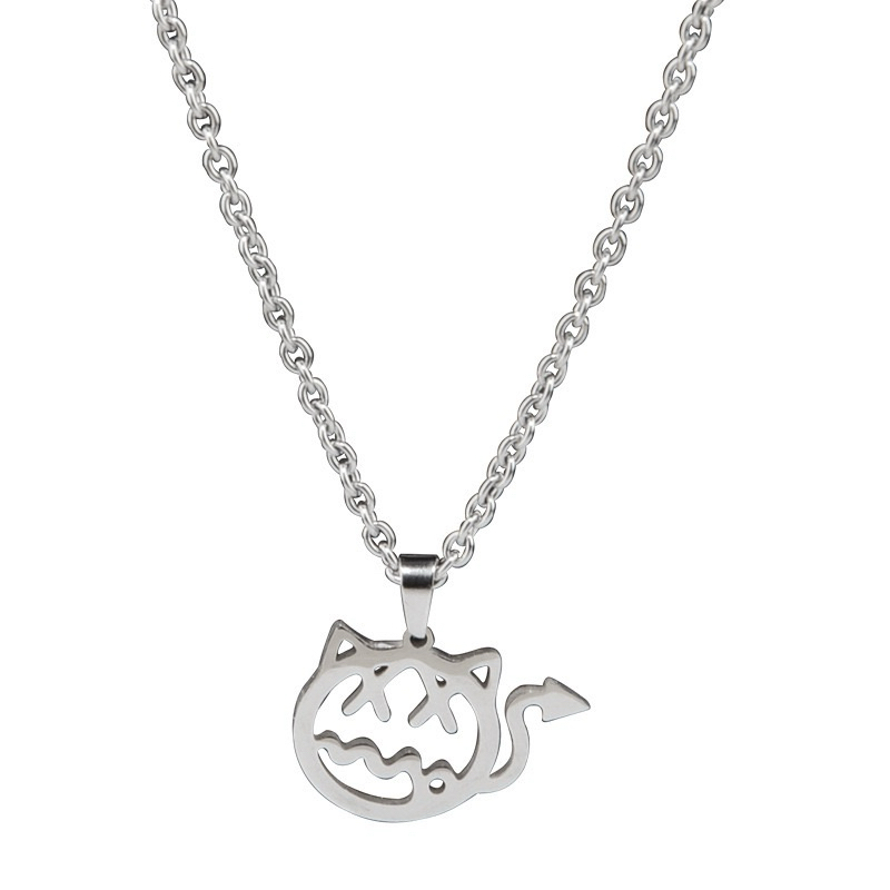 Dây chuyền nam nữ hàn quốc cá tính mặt hình mèo hip hop  - De Merci Accessories