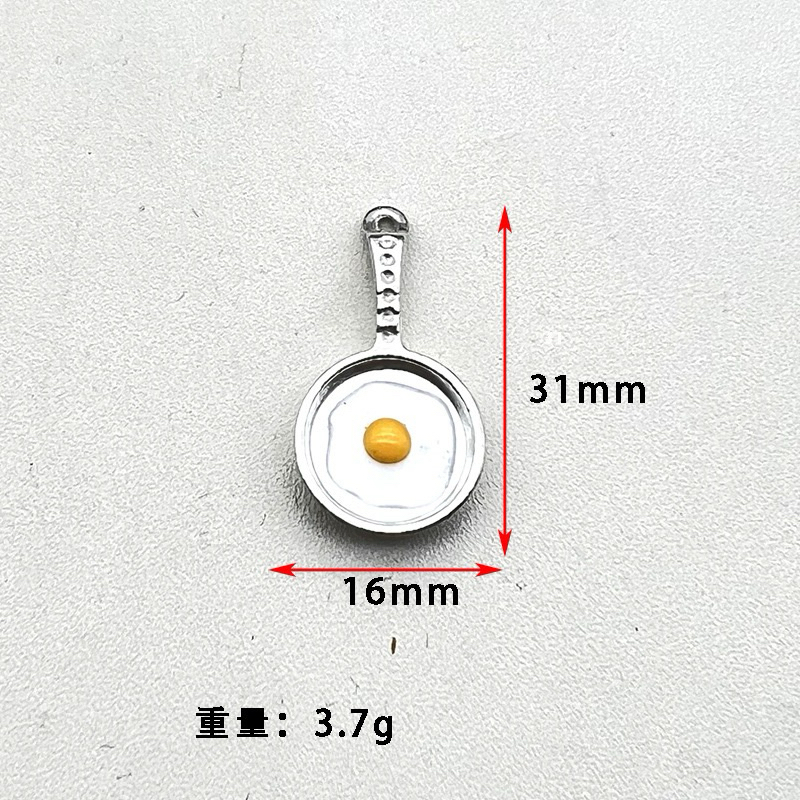 Dây chuyền nữ hàn quốc cá tính mặt chảo trứng ốp la  - De Merci Accessories