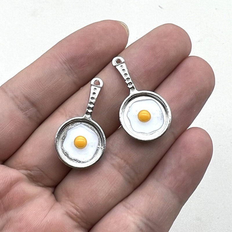 Dây chuyền nữ hàn quốc cá tính mặt chảo trứng ốp la  - De Merci Accessories