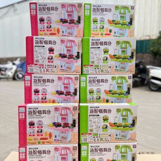 Đồ Chơi Bếp Đứng Nấu Ăn Nhà Bếp Thú Vị Cho Bé Trai Và Bé Gái HT Toys