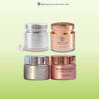 Kem Dưỡng Trắng Da Chiết Xuất Dầu Cá Hồi Cre8skin Hwa Sa A Cream (80g) ​