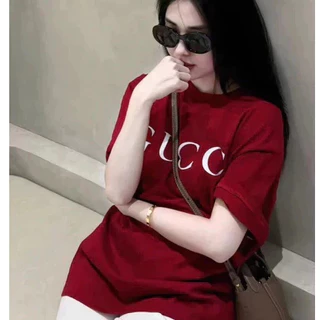 ÁO PHÔNG NAM NỮ IN CHỮ 2 MÀU ĐỎ ĐÔ VÀ TRẮNG SIÊU XINH SIÊU HOT 2025
