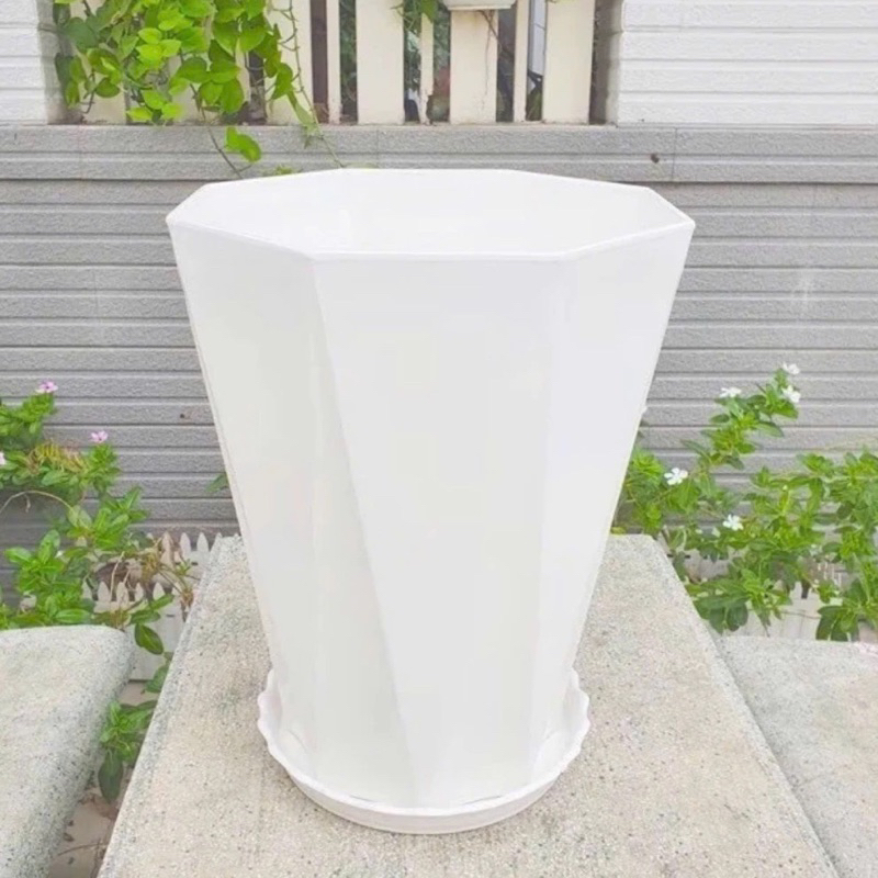 Chậu nhựa kim cương 40x30cm loại 1 dày, bóng, đủ size