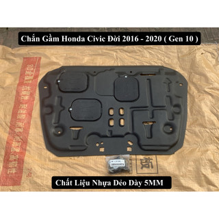 { Nhựa Dày 5MM } Chắn Bùn Gầm Máy Honda Civic Đời 2016 - 2021 Gen 10