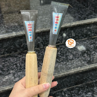 Dao cạo vỏ mía, vỏ cây lưỡi thép cán gỗ sắc bén cầm chắc tay dùng cho quán và gia đình Cam Homeware