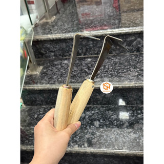 Dao cạo vỏ mía, vỏ cây lưỡi thép cán gỗ sắc bén cầm chắc tay dùng cho quán và gia đình Cam Homeware