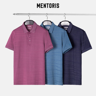 Áo Polo Nam MENTORIS Cao Cấp, Chất mát lạnh, Siêu co giãn, Thoáng Khí MPS212R