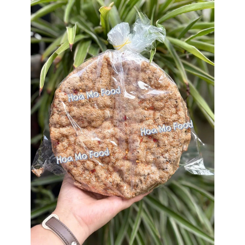 Bánh Đa Nướng Muối Ớt Mè Cốt Dừa Bến Tre - Nướng sẵn giòn rụm, béo béo, cay mặn ngọt (5 bánh)