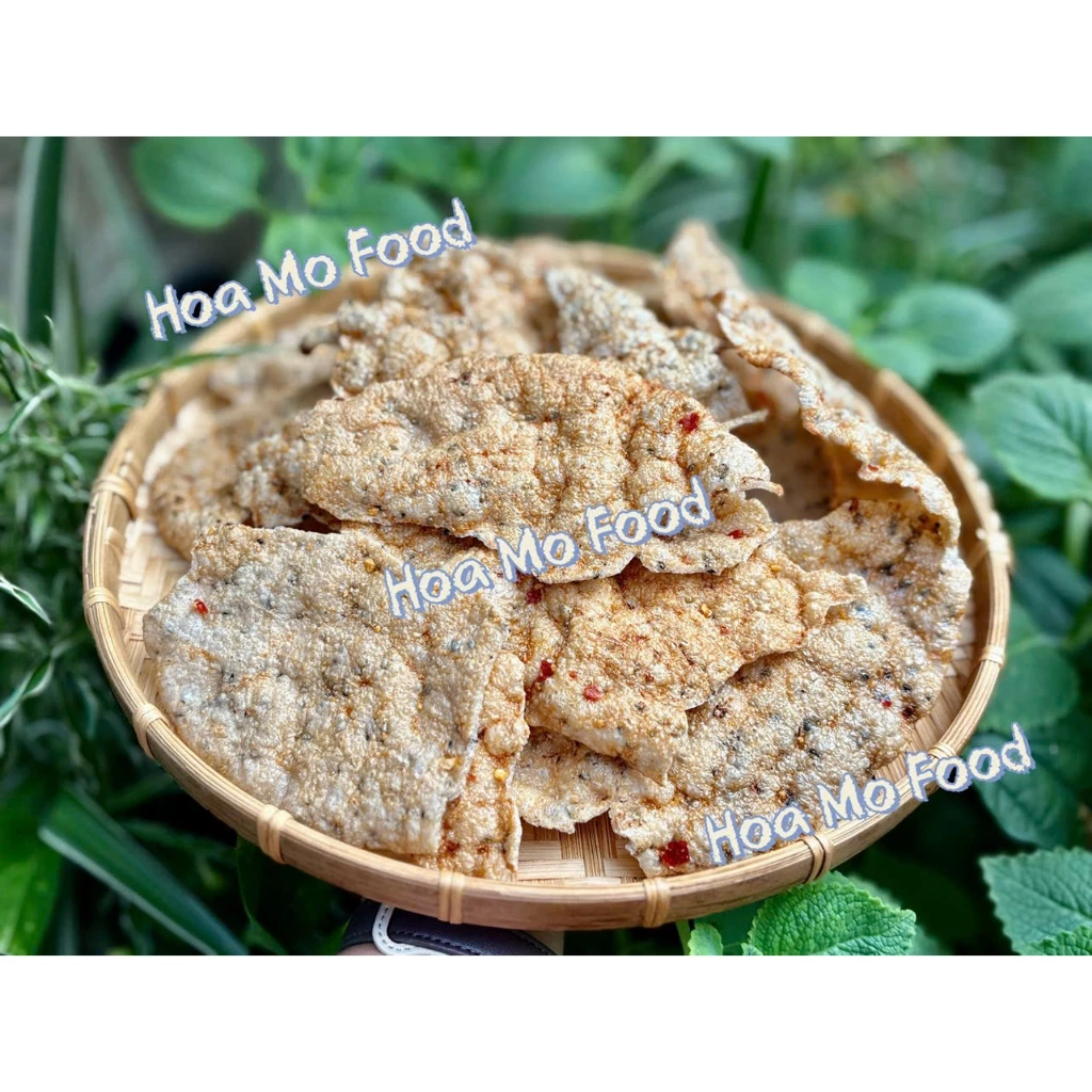 Bánh Đa Nướng Muối Ớt Mè Cốt Dừa Bến Tre - Nướng sẵn giòn rụm, béo béo, cay mặn ngọt (5 bánh)