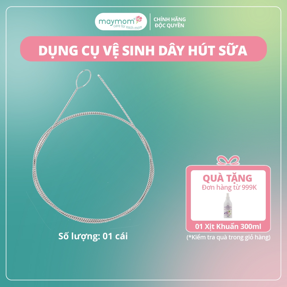 Ảnh Dụng cụ vệ sinh dây hút máy hút sữa Maymom dài 100cm 1