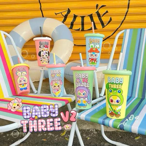 BLINDCUP BABY THREE PHIÊN BẢN V2 400% - TÚI MÙ / HỘP MÙ NGẪU NHIÊN - LY NHỰA MÙ IN