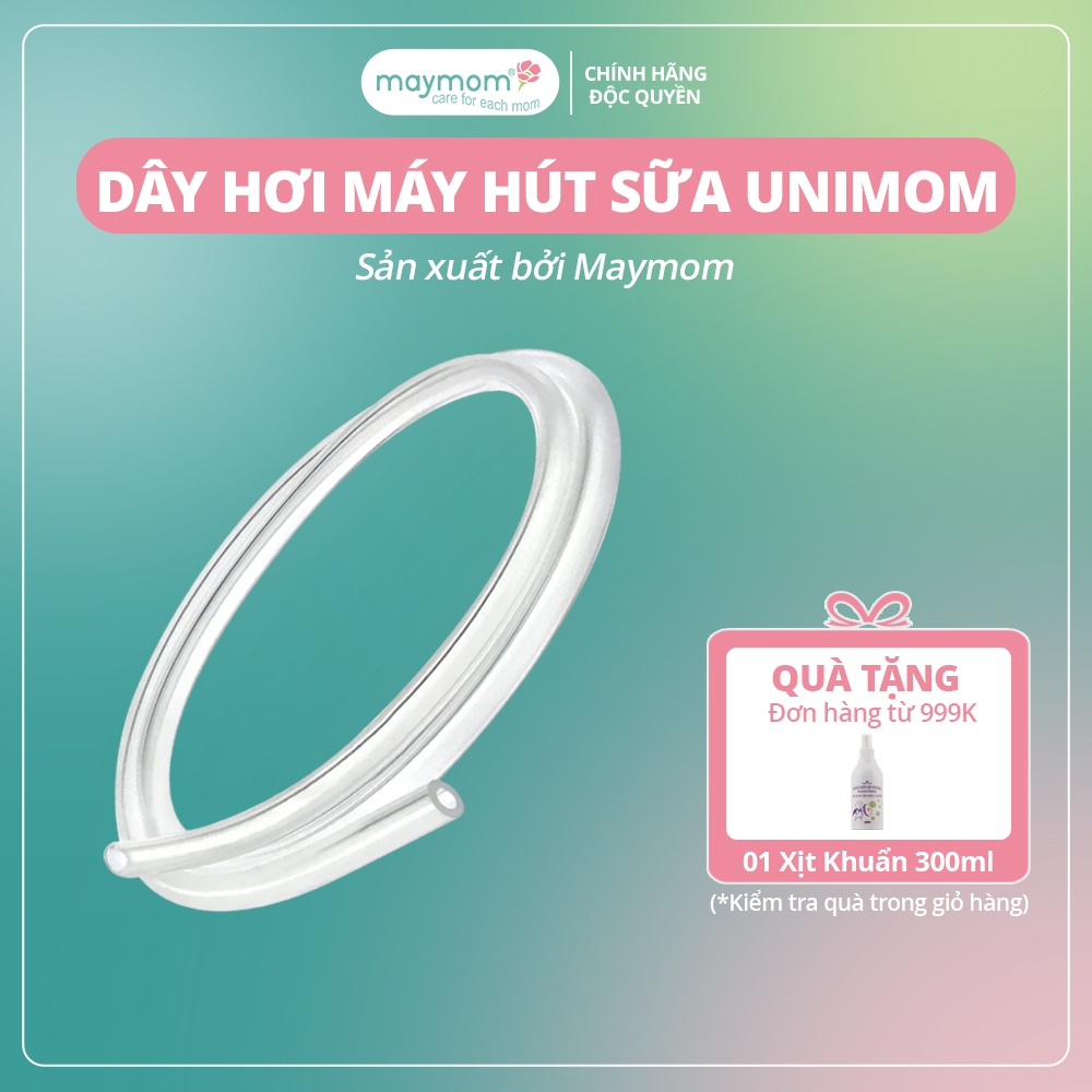 Ảnh Dây Hút Sữa Unimom Thương Hiệu Maymom, Không Chứa BPA, An Toàn 100%, Vệ Sinh Dễ Dàng 1