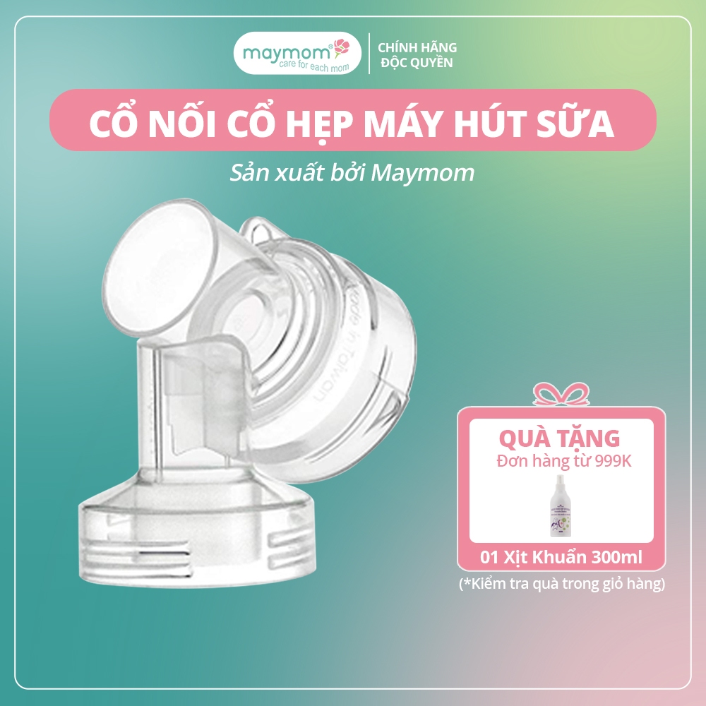 Ảnh Cổ Nối Phễu Maymom Myfit Loại Cổ Hẹp, Tương Thích Phễu Hút Sữa Medela, Pumpin, Lacteck, Mini Pum, Pumpa, Silicon 1