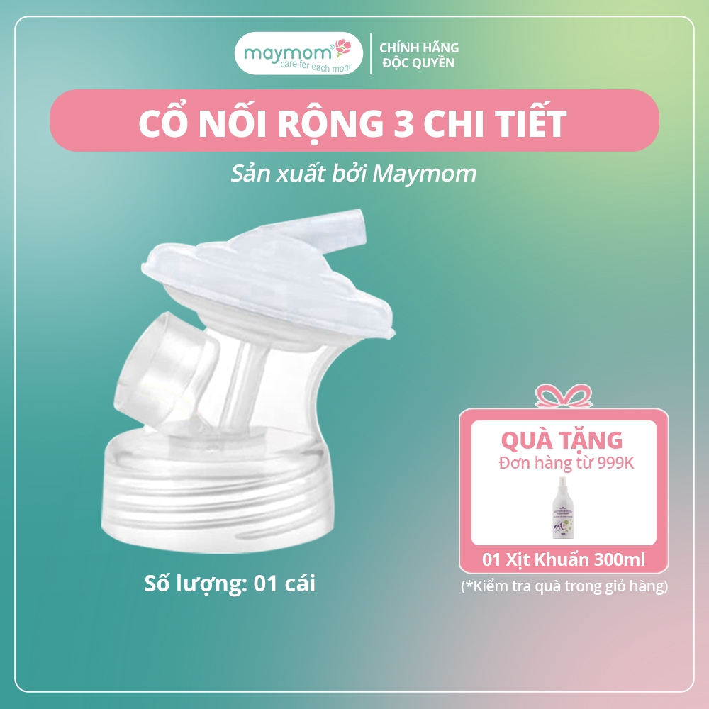 Ảnh Cổ Nối Máy Hút Sữa Cổ Rộng 3 Chi Tiết Thương Hiệu Maymom, Tương Thích Máy Spectra, Avent, Fazt, Rozabi 1