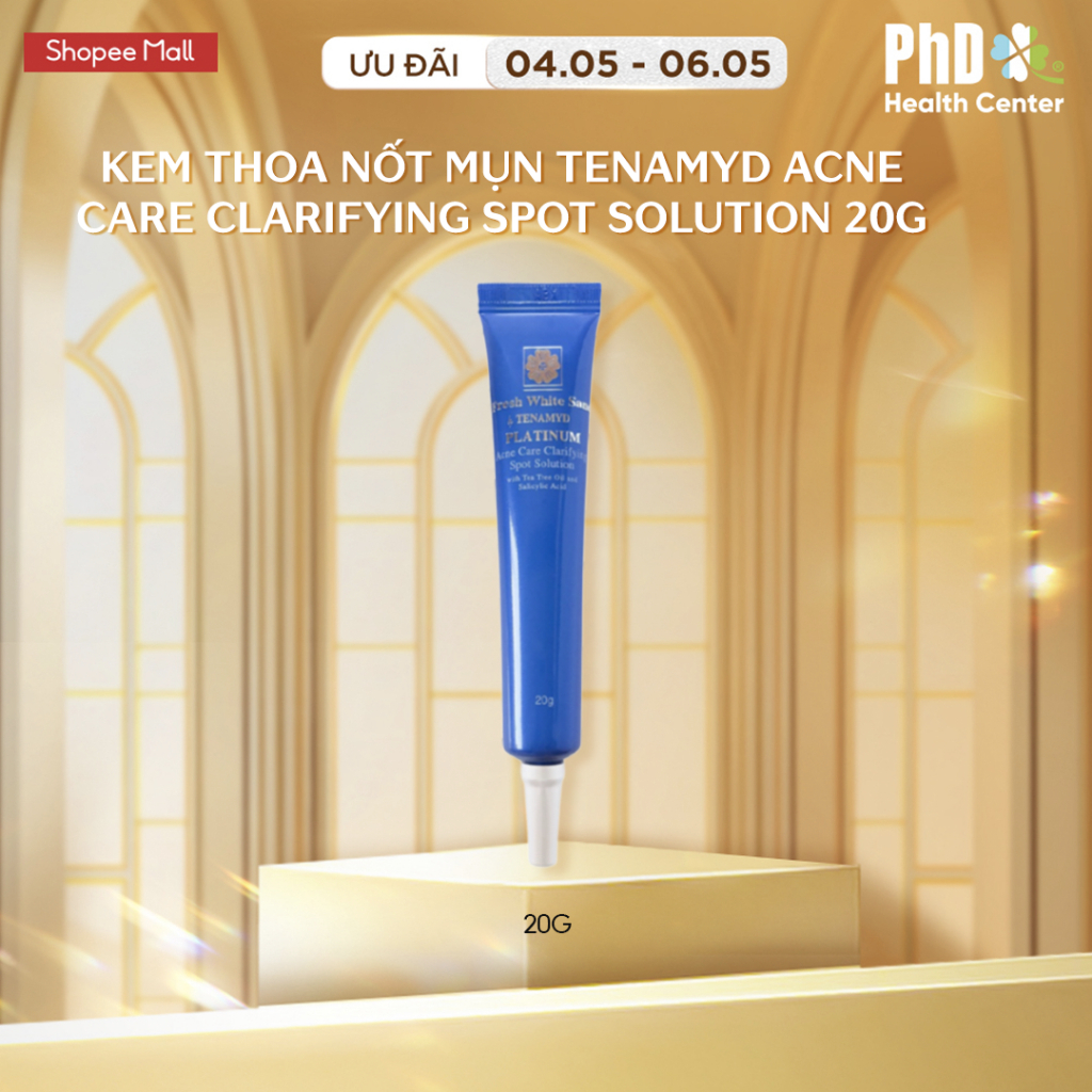 Ảnh Kem Thoa Nốt Mụn Tenamyd Acne Care Clarifying Spot Solution Giảm Viêm, Sưng 20g 1