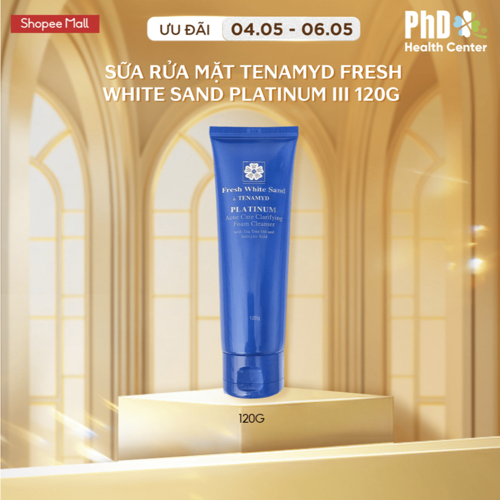 Ảnh Sữa Rửa Mặt Trắng Da Fresh White Sand Tenamyd I, II, III 120g - Sữa Rửa Mặt Làm Sạch Sâu 1