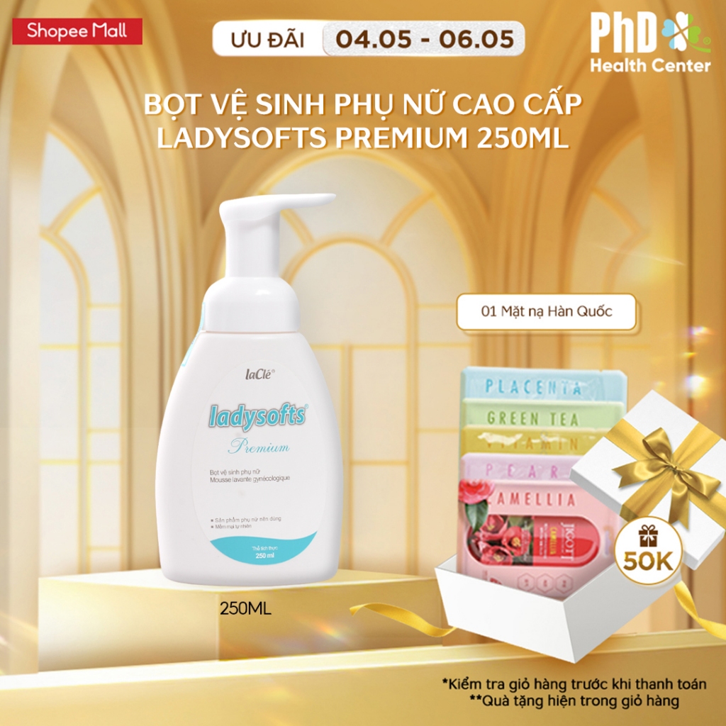 Ảnh Dung Dịch Vệ Sinh Phụ Nữ Dạng Bọt Ladysofts Premium Làm Sạch Và Duy Trì Độ pH Tự Nhiên 100ml - 250ml 1
