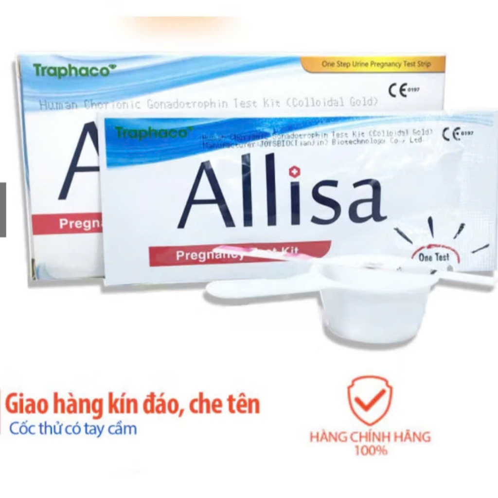 [Che tên] Que Thử Thai Allisa HCG Traphaco Chính Xác, Tiện Dụng, Nhanh ...
