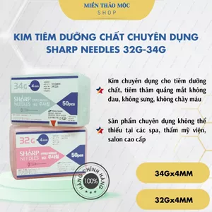 Kim tiêm dưỡng chất căng bóng da meso PRP Sharp Needles 32G-34G sử dụng trong spa thẩm mỹ