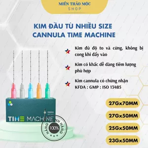 Kim đầu tù sẵn kim mồi Cannula Time Machine 23G-25G-27G sử dụng trong spa thẩm mỹ