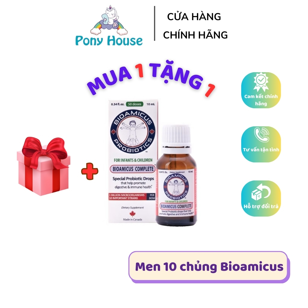 Men Vi Sinh 10 Chủng BioAmicus Complete 10ml, Men Vi Sinh Hỗ Trợ Tiêu ...