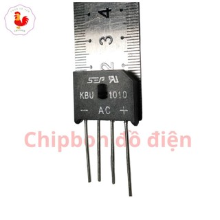 Diot cầu chỉnh lưu 10A KBU 1010 chỉnh lưu điện xoay chiều thành 1 chiều