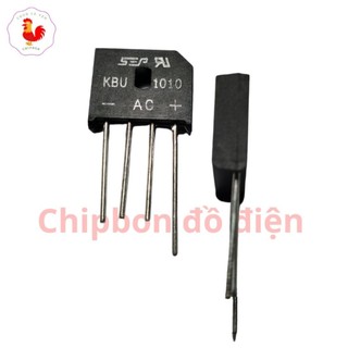 Diot cầu chỉnh lưu 10A KBU 1010 chỉnh lưu điện xoay chiều thành 1 chiều