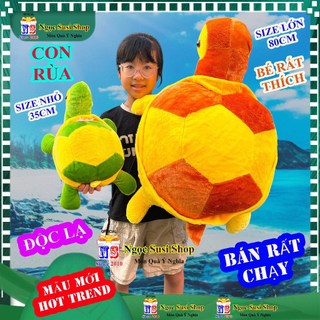 Thú Nhồi Bông Hình Con Rùa Siêu Đẹp – Gấu Bông Siêu Mềm, Siêu Lớn Ôm Ngủ Gối Ôm Dễ Thương, Quà Tặng