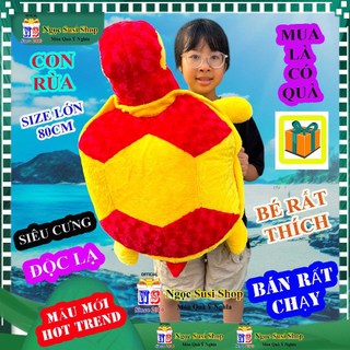 Thú Nhồi Bông Hình Con Rùa Siêu Đẹp – Gấu Bông Siêu Mềm, Siêu Lớn Ôm Ngủ Gối Ôm Dễ Thương, Quà Tặng