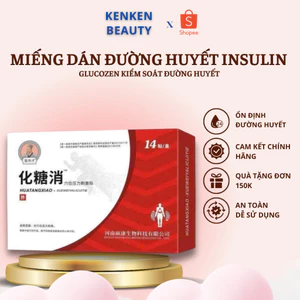 Miếng Dán GLUCOZEN Kiểm Soát Đường Huyết Insulin – GLUCOZEN Hỗ Trợ Ổn Định Mức Đường Huyết, hộp 14 miếng.