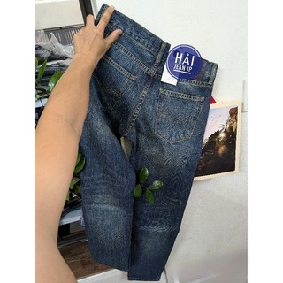 quần jean nam denim màu rêu  đá vải nhật japan
