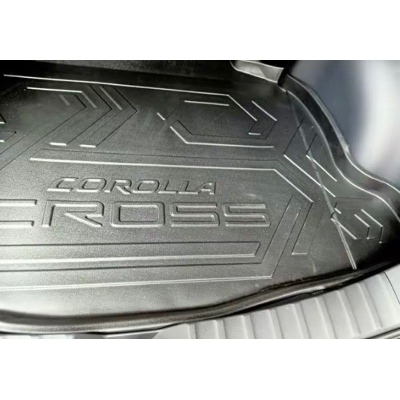 Lót cốp nhựa dẻo TPE xe Toyota Corolla Cross 2020-2025 không mùi không thấm nước hàng cao cấp