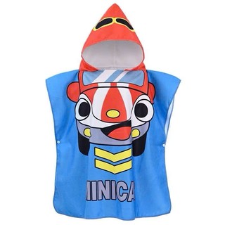 Khăn choàng tắm cho bé trai bé gái BONBON KIDS có mũ Freesize, khăn tắm cho bé, khăn đi bơi