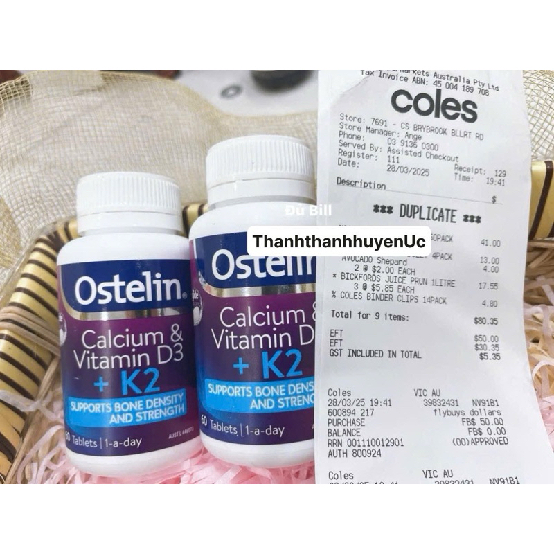 Ostelin Calcium D3 K2 60 viên | BigBuy360 - bigbuy360.vn