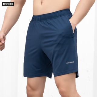 Quần Short Thể Thao Nam MENTORIS, Chất Vải Thun Lạnh, Thoáng Mát, Siêu Co Giãn, Nhiều Màu MSR02
