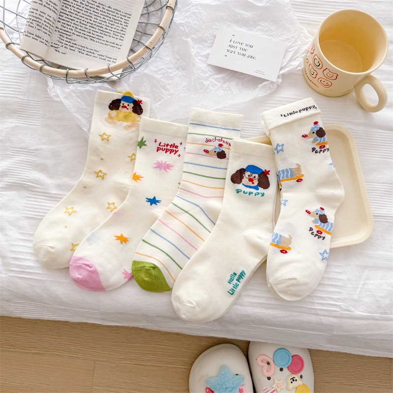 Vớ Tất nữ hoạt hình CÚN PUPPY phong cách thể thao, năng động.