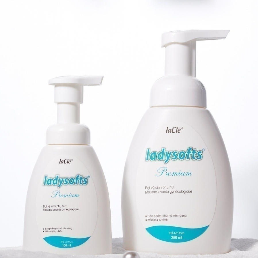 Ảnh Combo 2 Chai Dung Dịch Vệ Sinh Phụ Nữ Dạng Bọt Ladysofts Premium Duy Trì Độ pH Tự Nhiên 100ml 4