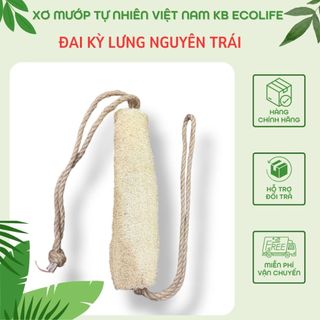 ĐAI KỲ LƯNG NGUYÊN TRÁI XƠ MƯỚP TỰ NHIÊN KB Ecolife Tẩy Tế Bào Chết Dưỡng Ẩm Massage Cơ Thể