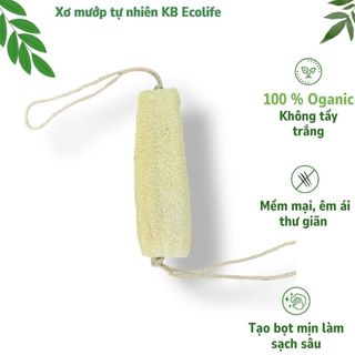 ĐAI KỲ LƯNG NGUYÊN TRÁI XƠ MƯỚP TỰ NHIÊN KB Ecolife Tẩy Tế Bào Chết Dưỡng Ẩm Massage Cơ Thể