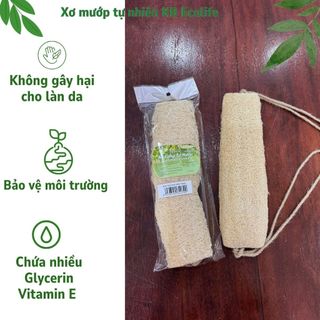 ĐAI KỲ LƯNG NGUYÊN TRÁI XƠ MƯỚP TỰ NHIÊN KB Ecolife Tẩy Tế Bào Chết Dưỡng Ẩm Massage Cơ Thể
