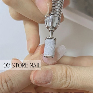 đầu mài bọc nhám nail size lớn - đầu mài nhám , mịn móng