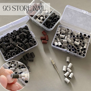 đầu mài bọc nhám nail size lớn - đầu mài nhám , mịn móng