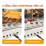Bộ Mic Thu Âm SIBORIE F998 & Mic ML3 - Combo Livestream Karaoke Bluetooth Có Autotune [Tặng Tai Nghe & Đầy Đủ Phụ Kiện] — ảnh 5