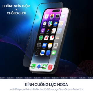 Kính Cường Lực Chống Nhìn Trộm HODA cho iPhone 17 Pro Max Kèm Khung Dán Chống Chói Không Lẹm viền