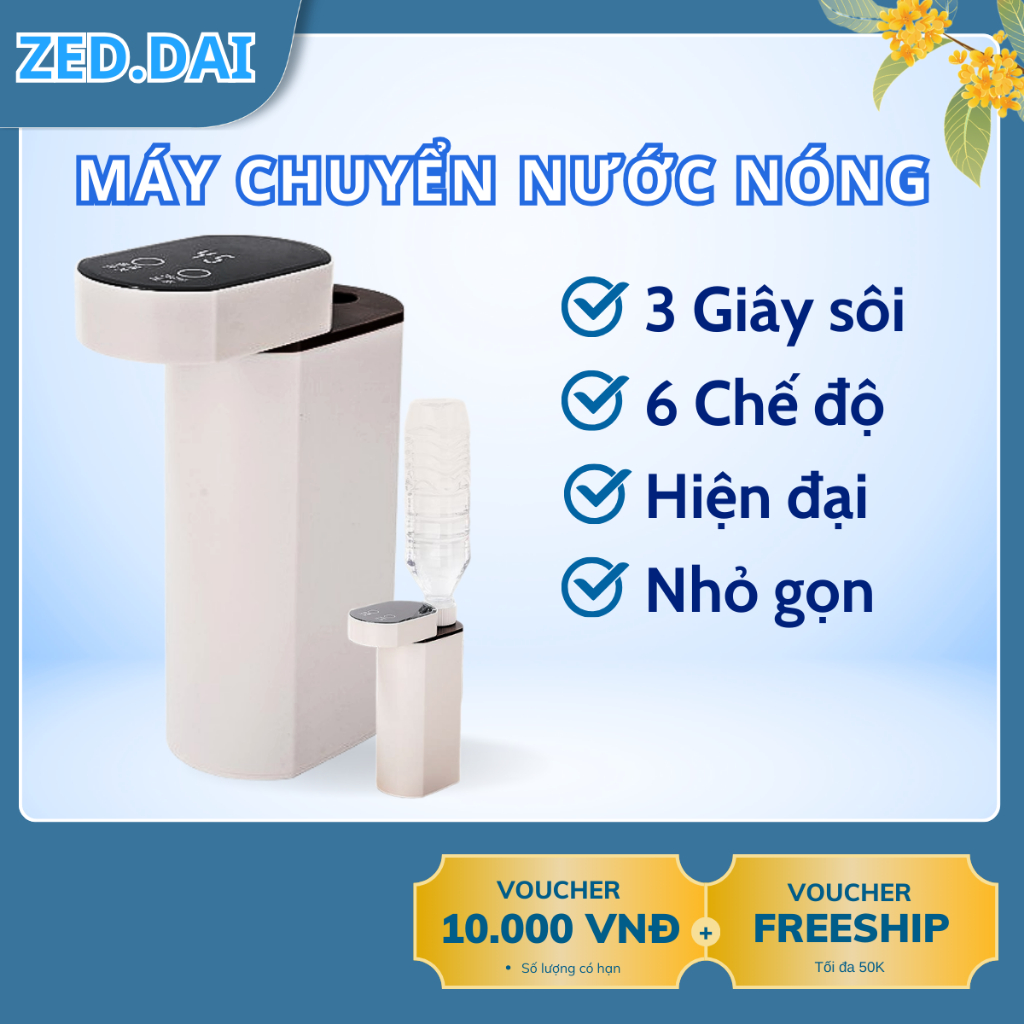 Máy làm nóng nước nóng tức thời để bàn gia đình di động 3 giây, máy bơm nước nóng du lịch mini, máy làm nóng 3s